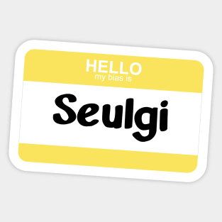 My Bias is Seulgi Sticker